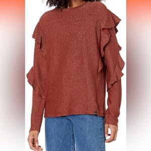 Scotch and soda ruffle top